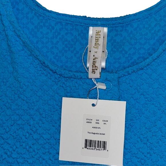 NWT Mindy X Andie Augusta Jacket Swim Cover Up XXXL Splash Color - Picture 4 of 8